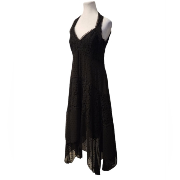 Black Cotton Dress - Picture 2 of 7